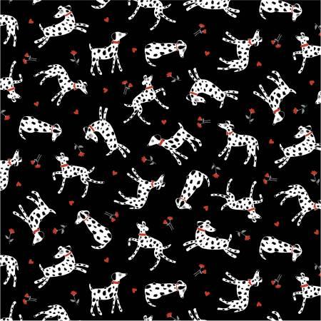 Michael Miller, Bow Wow Wow, CX10628-BLAC, Black