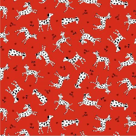 Michael Miller, Bow Wow Wow, CX10628-RED, Red