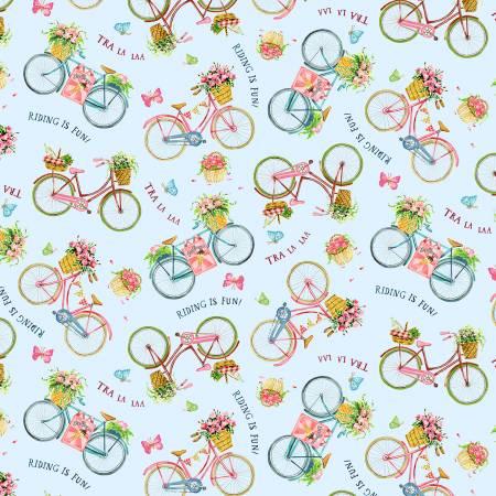 Michael Miller, Louise Nisbet, Picnic By The Lake, DDC9835-BLUE, Blue