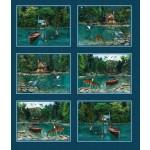 Michael Miller Welcome To Our Lake, DCX11476-MULT-D, Multi,