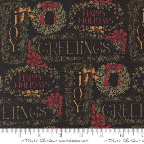 Moda A Vintage Christma, 9780 19, Black,