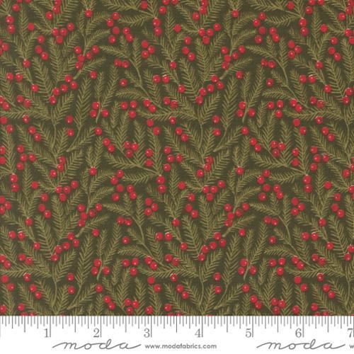 Moda Berry And Pine, 5243 13, Evergreen,
