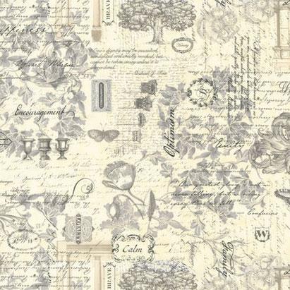 Moda Coll Cause Etchings, 44339 11, Parch Charcoal, H Marcus & 3 Sisters