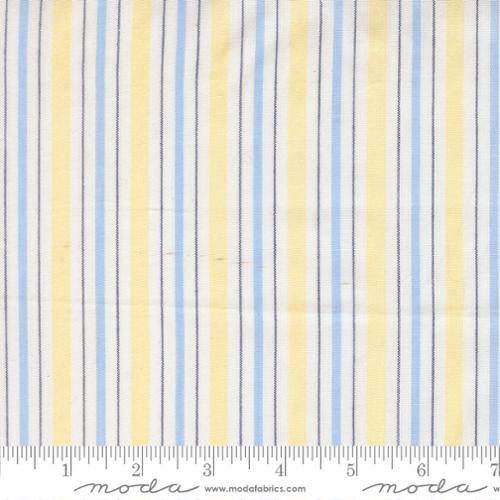 Moda, Summer Solstice, 12224 17, Canary, Blue and Yellow Stripe