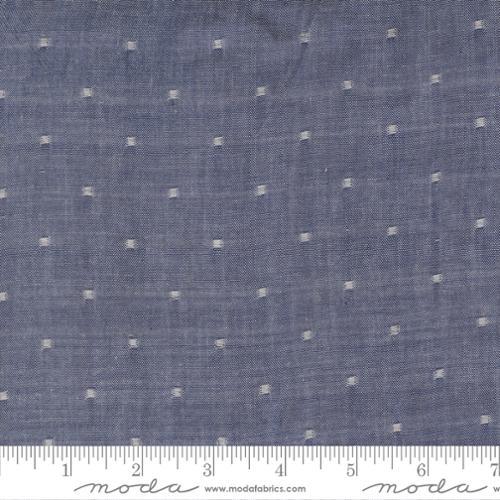 Moda, Summer Solstice, 12224 27, Nautical Blue, Blue Dot