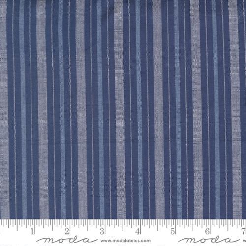 Moda, Summer Solstice, 12224 29, Nautical Blue, Blue Striped