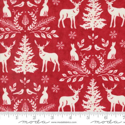 Moda Woodland Winter, 56092 13, Cardinal Red, Fancy That Design House