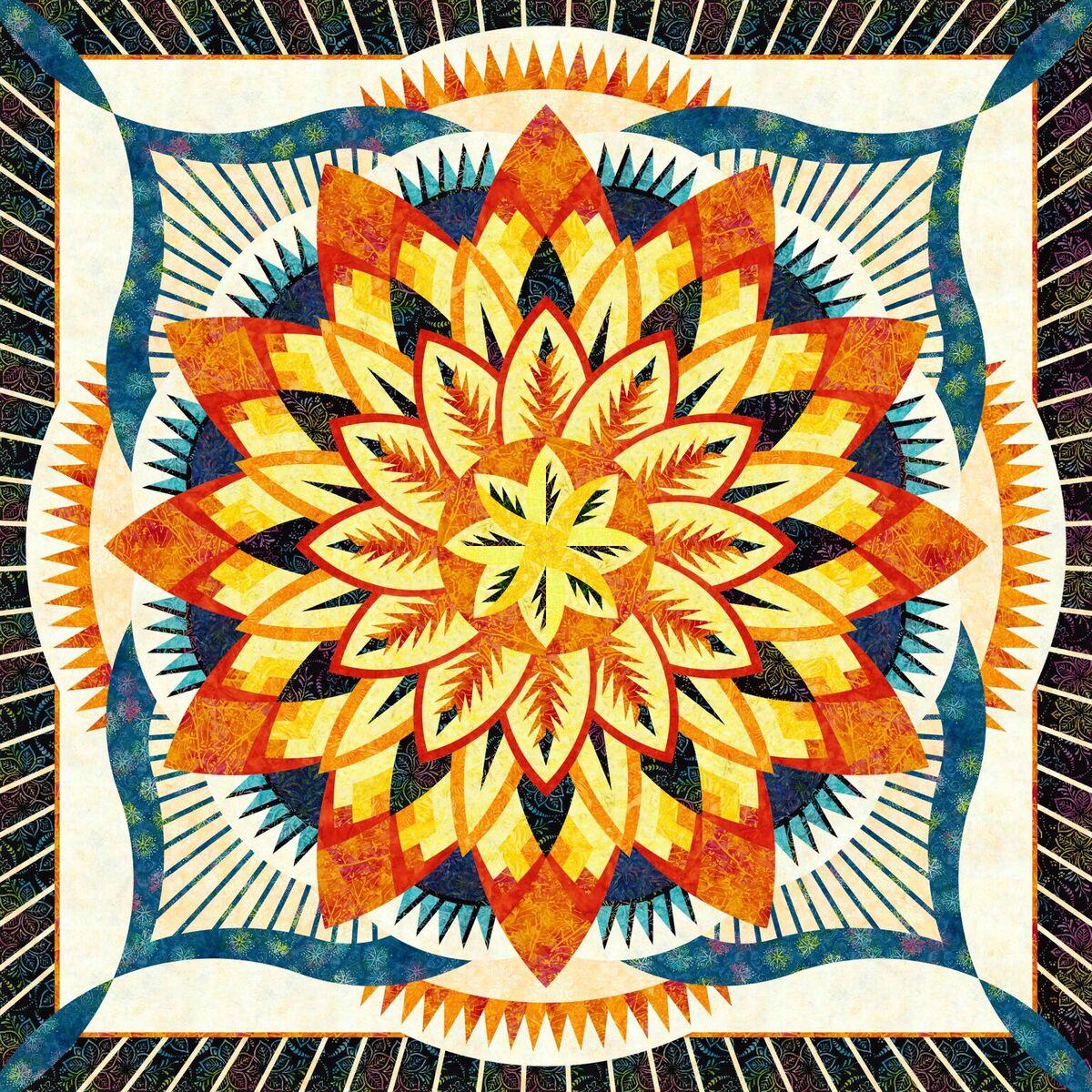 NEW! Dinner Plate Dahlia Wall Kit - Mandarin Grove