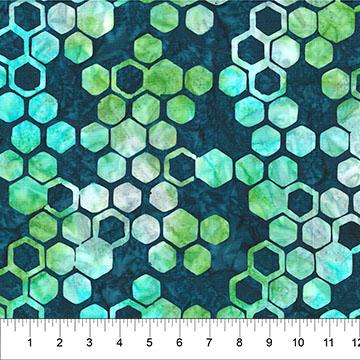 Northcott Abstraction, 83813-46, Pearl Blue,