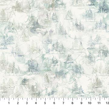 Northcott, Attitude, DP29157-10, Off White/Blue,