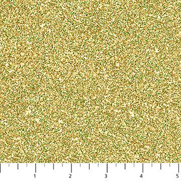 Northcott Christmas Joy, 24781M-52, Gold