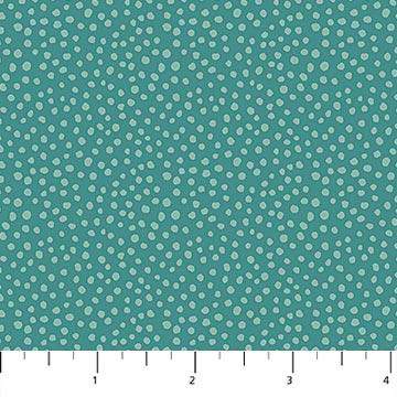 Northcott, Deborah Edwards, Backyard Bugs, 27301-66, Dk Turquoise