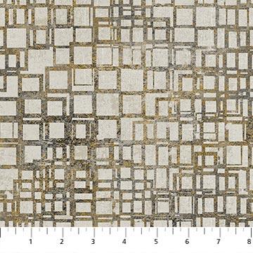 Northcott, Gatsby, 29254M-99, Cream/Black,