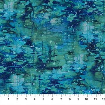 Northcott Serenity Springs, DP29071-46, Blue/Multi,