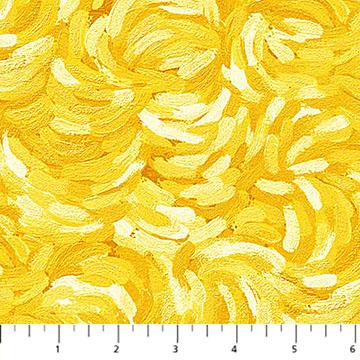 Northcott, Starry Night, 29264-52, Yellow,