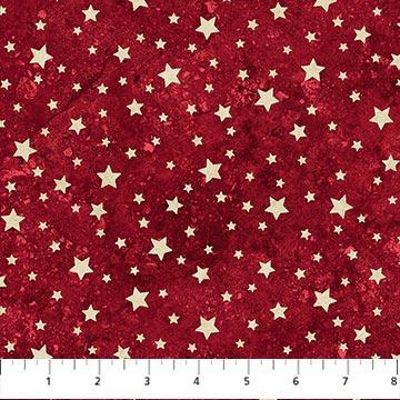 Northcott Stars And Stripes 12, 27017-24, Red, Linda Ludovico