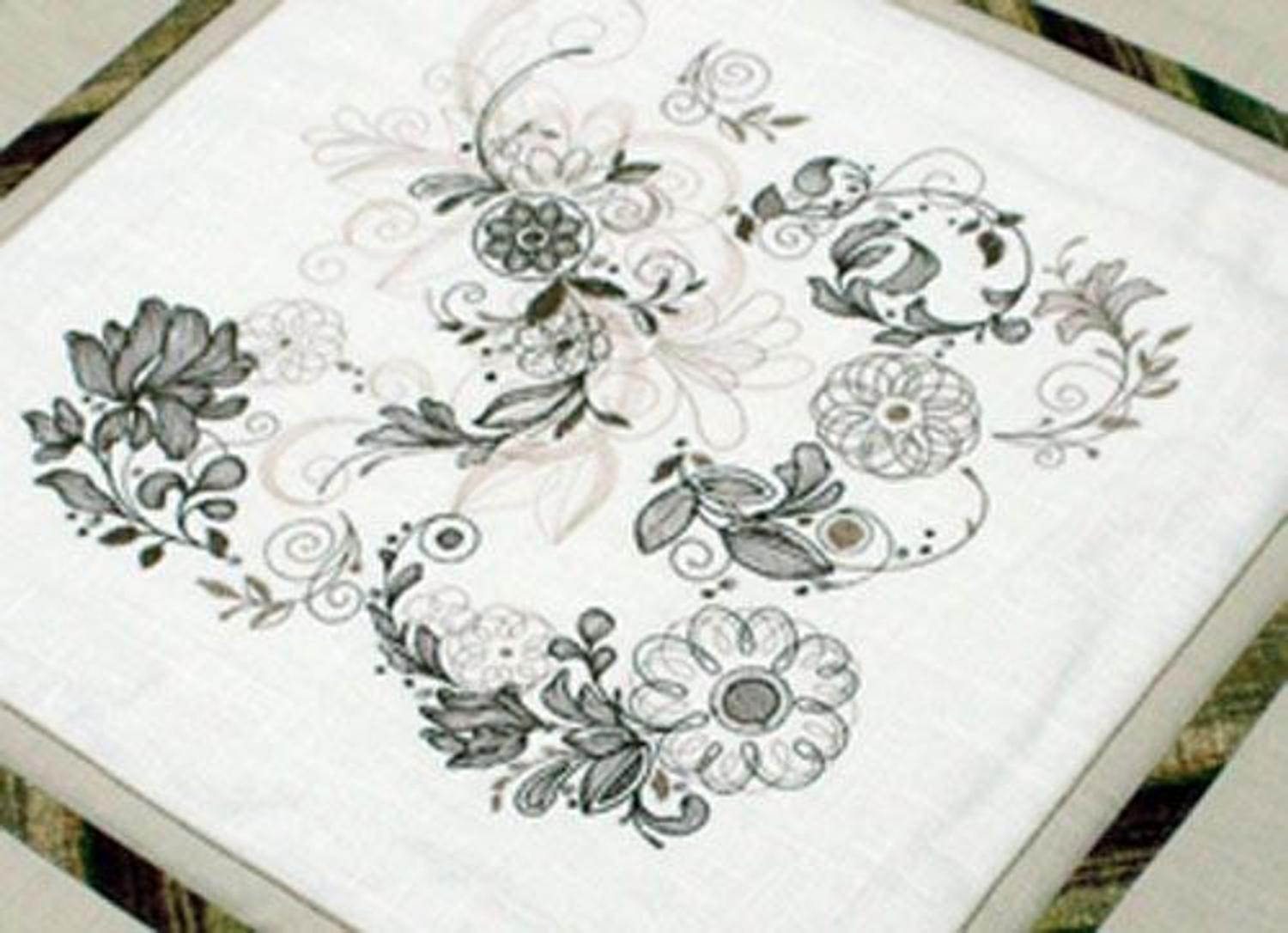OESD Sepia Petals Machine Embroidery Designs, CD