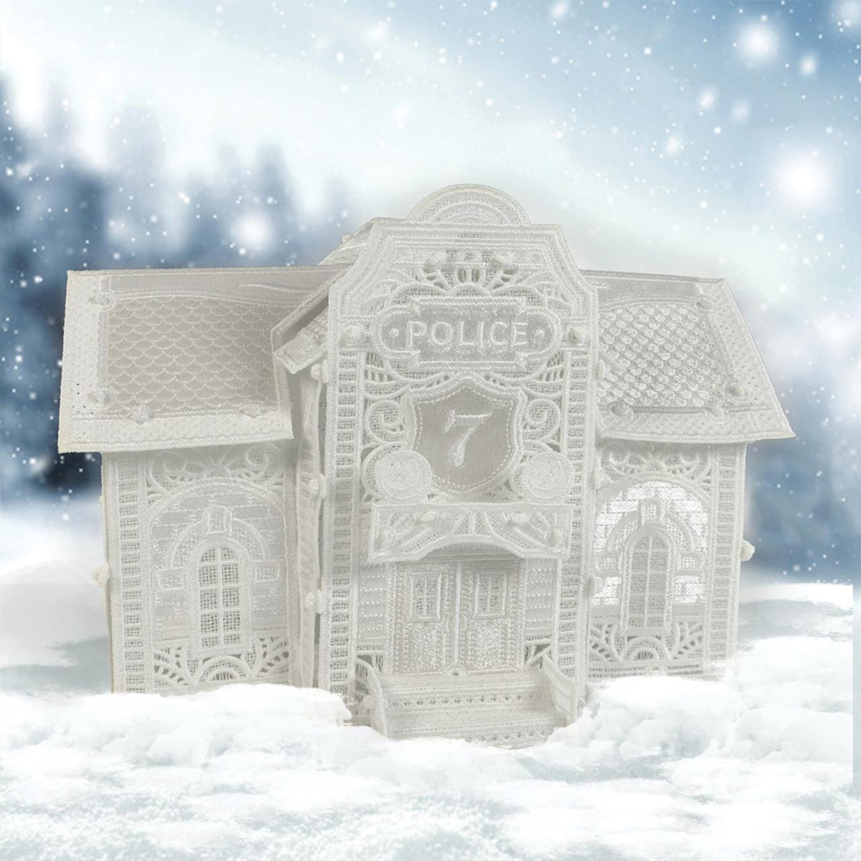 OESD,  Winter Village: Police Station, 12845USB