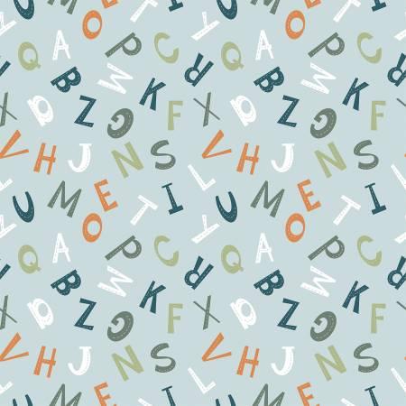 P&B Textiles, Animal Alphabet, ANIA04465BXXXXXXX, Blue