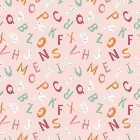 P&B Textiles, Animal Alphabet, ANIA04465PXXXXXXX, Pink