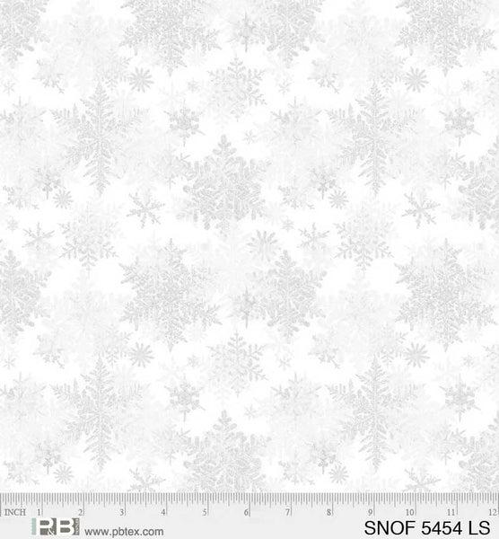 P & B Textiles Snowfall, SNOF 5454 LS, Lt Silver, Geetanjali Behere