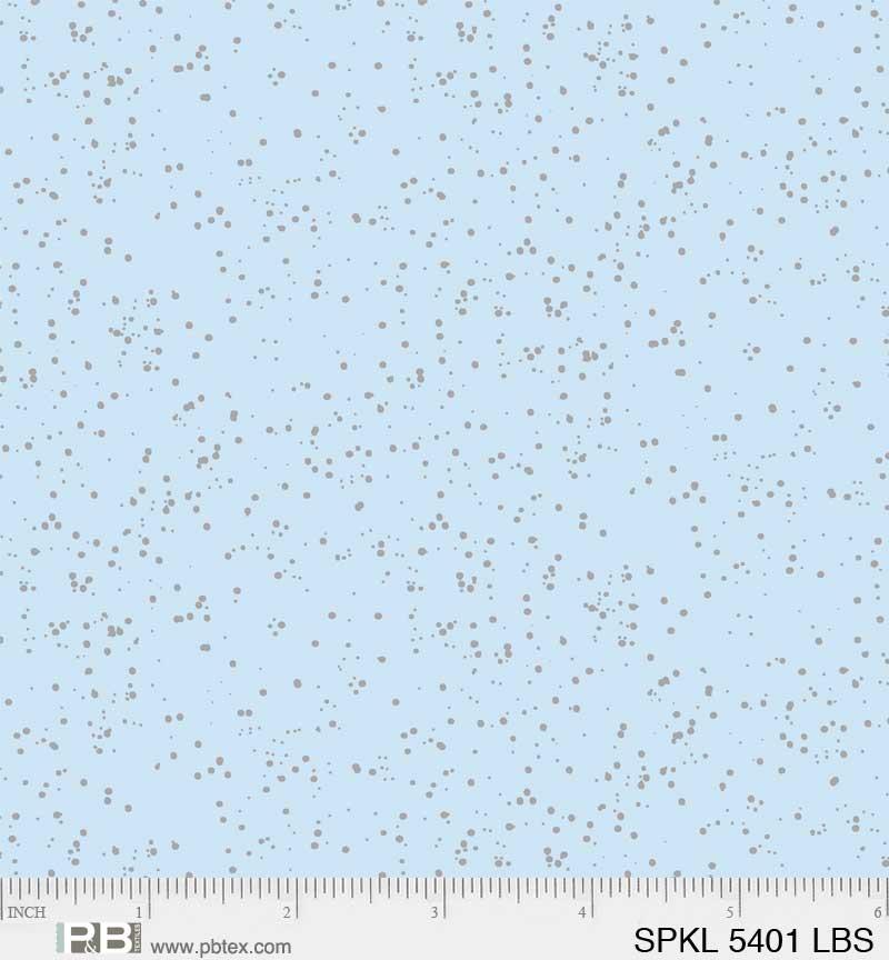 P & B Textiles Sparkle, SPKL 5401 LBS, Lt Blue/Silver,