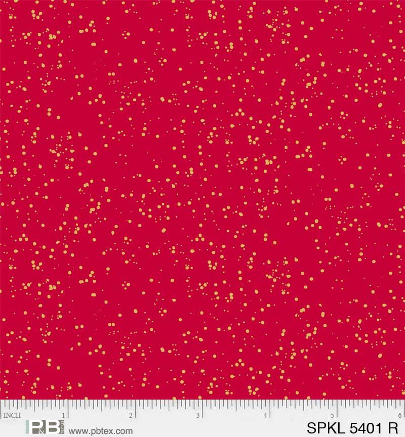 P & B Textiles Sparkle, SPKL 5401 R, Red,