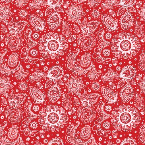 Prims Paisley Bandanna, B22PAI-000653, Red