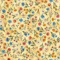 Qt Fabrics Lil Farmers, 2600 31907S, Marigold,