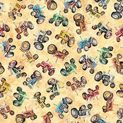 Qt Fabrics Lil Farmers, 2600 31968 S, Marigold,