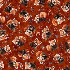 Qt Fabrics Pandaland, 2600 31912 R, Brick,