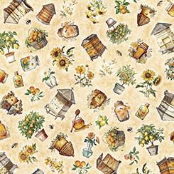 Qt Fabrics Queen Bee, 30485-A, Lt Tan, Morris Creative Group