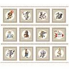 Quilting Treasures, Animal Alphabet, 29839-Z, Multi