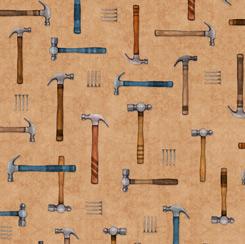 Quilting Treasures, Dan Morris, A Little Handy, 1649-28198-A-10O, Dark Tan