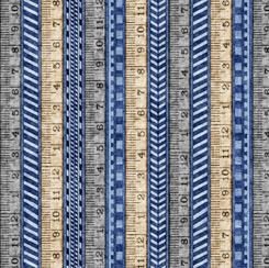 Quilting Treasures, Dan Morris, A Little Handy, 1649-28200-B-10O, Blue