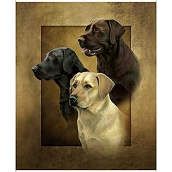 Quilting Treasures For The Love Of Labs, 2600 30307 A, Brown,