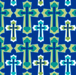 Quilting Treasures, Psalms, 1649-28253-N-10O, Navy