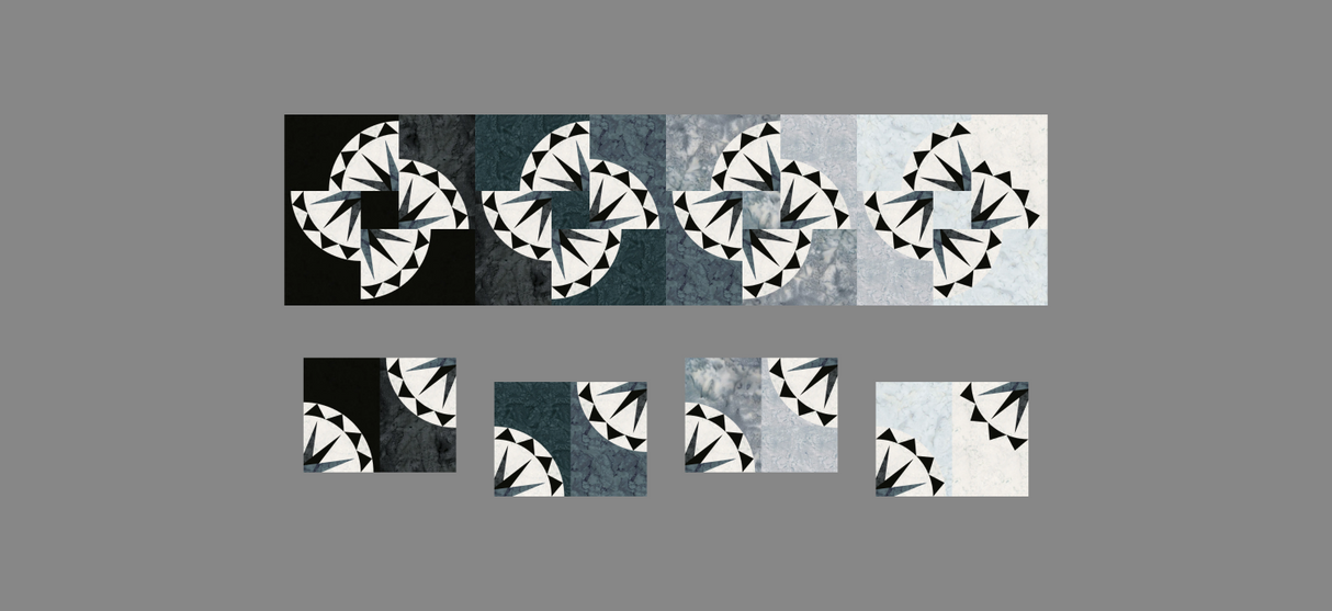 Quiltworx, Ombre Table Runner/Placemats Kit