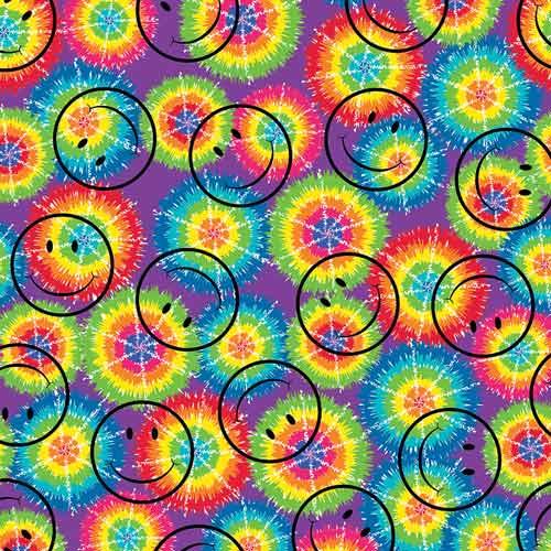 Retro Bandanna, B22RET-000223, Smiley Face Retro