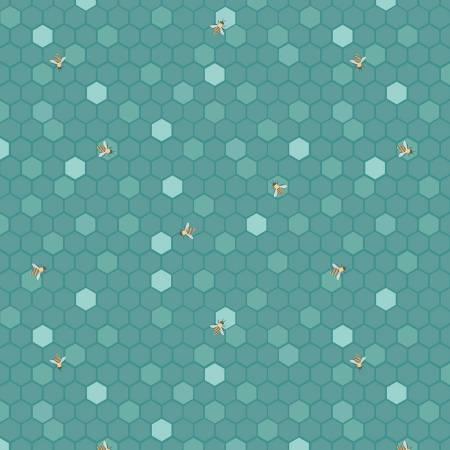 Riley Blake, Amanda Castor, Sunshine&Sweet Tea, C14321-TEAL, Teal