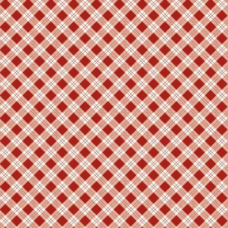 Riley Blake, Bee Plaids, C12020-BARNRED, BARNRED