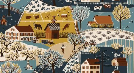 Riley Blake, Buttermilk Homestead, C11650-LANDSCAPE, LANDSCAPE