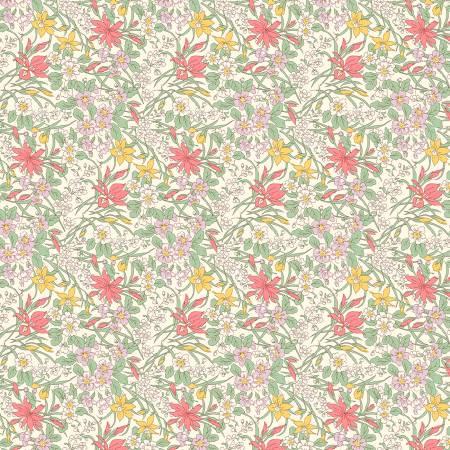 Riley Blake Designs Everlasting, 01667510B, White/Pink,
