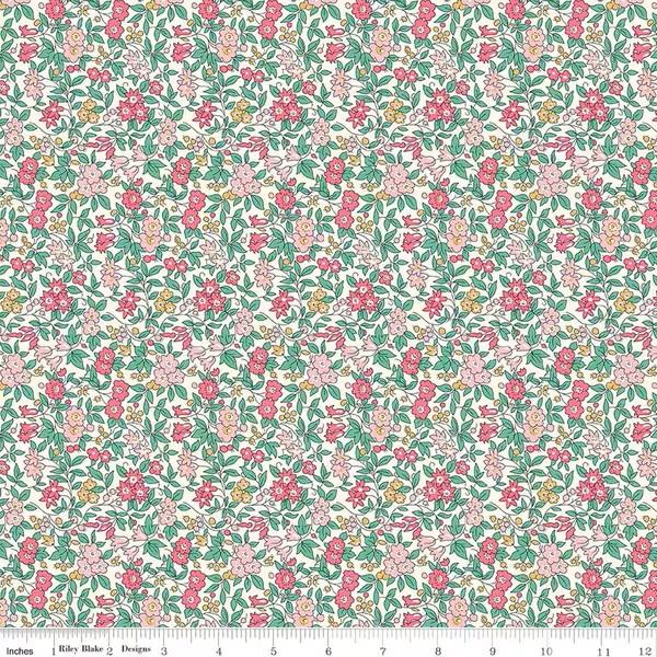 Riley Blake Designs Everlasting, 01667512B, White/Pink,
