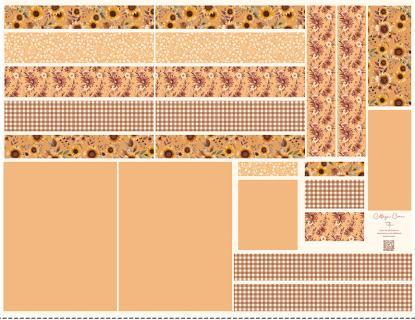 Riley Blake Designs Harvest On The Pra, HD18290R-MARMALADE, Marmalade,