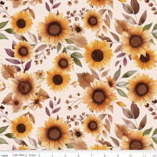 Riley Blake Designs Harvest On The Pra, WB18294R-LATTE, Latte,