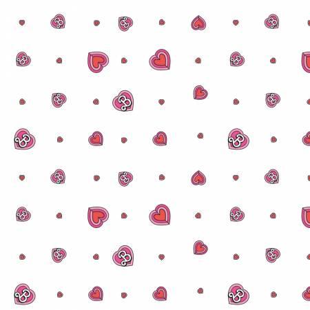 Riley Blake Designs Malibu Barbie Icons, C11723-WHITE, White