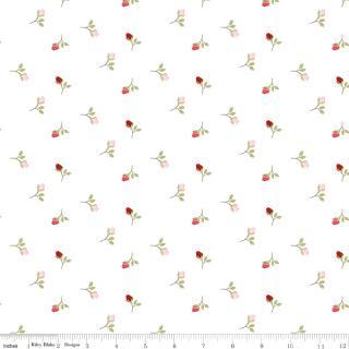 Riley Blake Designs Sew In Love, C16902R-WHITE, White,
