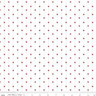Riley Blake Designs Sew In Love, C16904R-WHITE, White,
