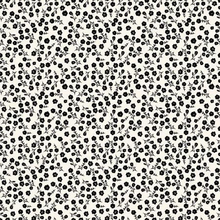 Riley Blake, Fleur Noire, C12524-CREAM, CREAM